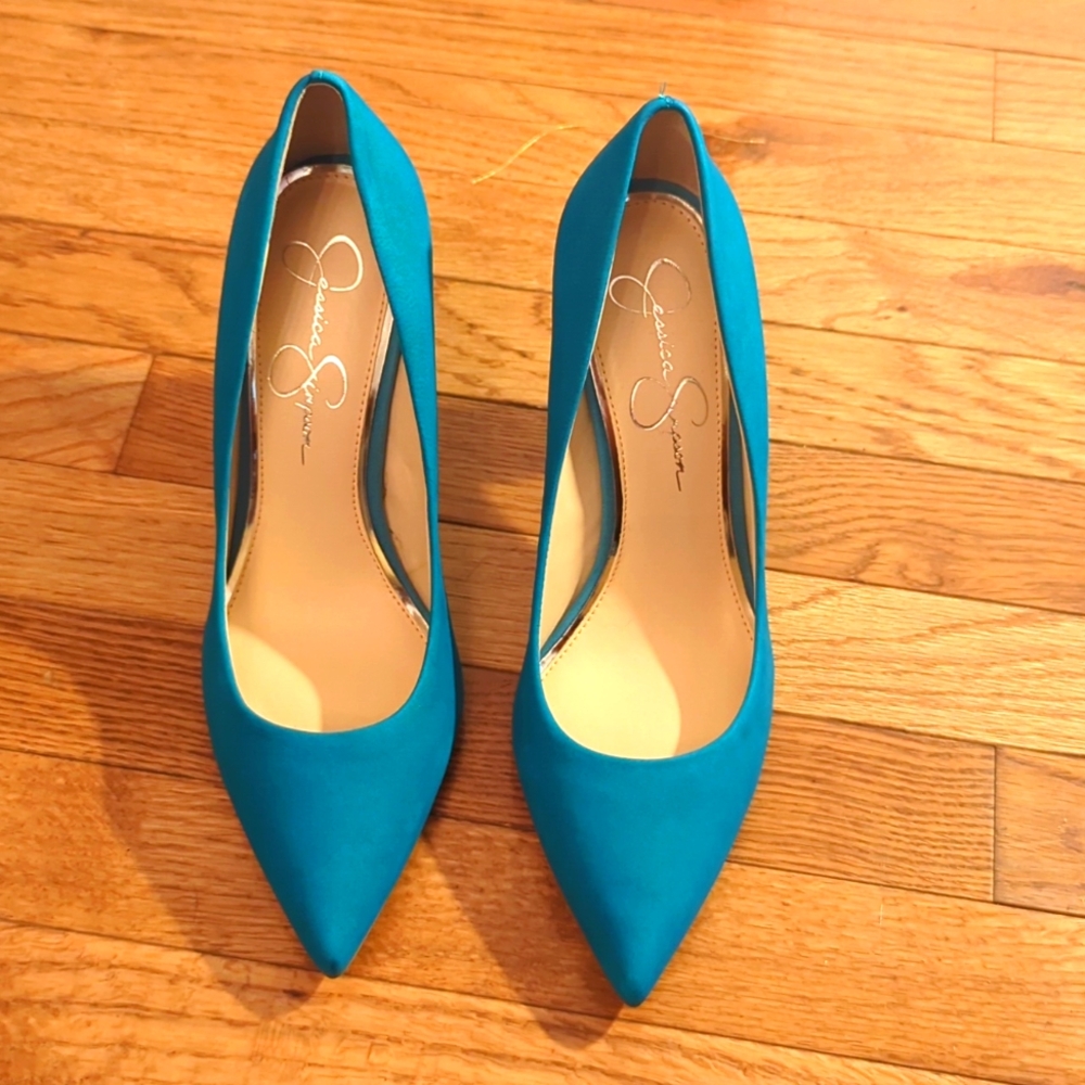 Jessica Simpson Suede Pointed Toe Heels